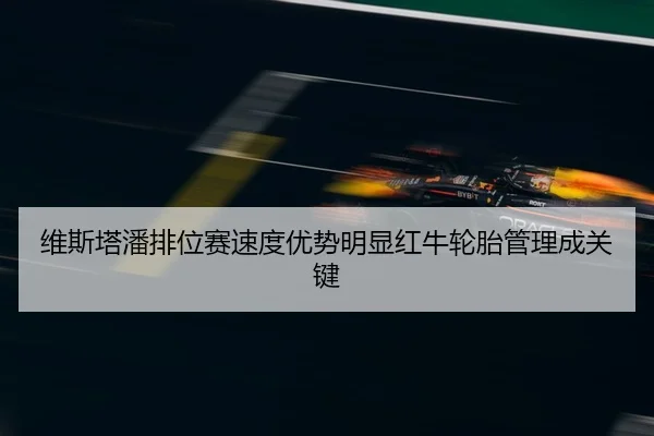 维斯塔潘排位赛速度优势明显红牛轮胎管理成关键